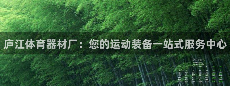 耀世三国官网：庐江体育器材厂：您的运动装备一站式服务